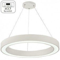 Γραμμικό Φωτιστικό Οροφής LED Φ60cm 68W 230V 5450lm CCT 6073-60-WH